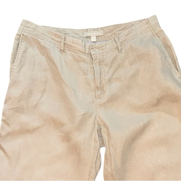BANANA REPUBLIC Women’s Linen Trousers‎ With Raw Hem Size 8 - Picture 3 of 7